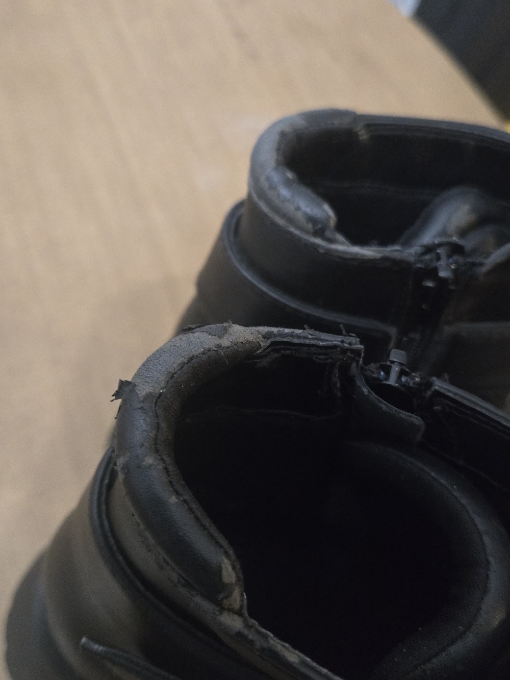 Soda Black Chunky Lug Lace-Up Ankle Boots with Buckle - Picture 11 of 16